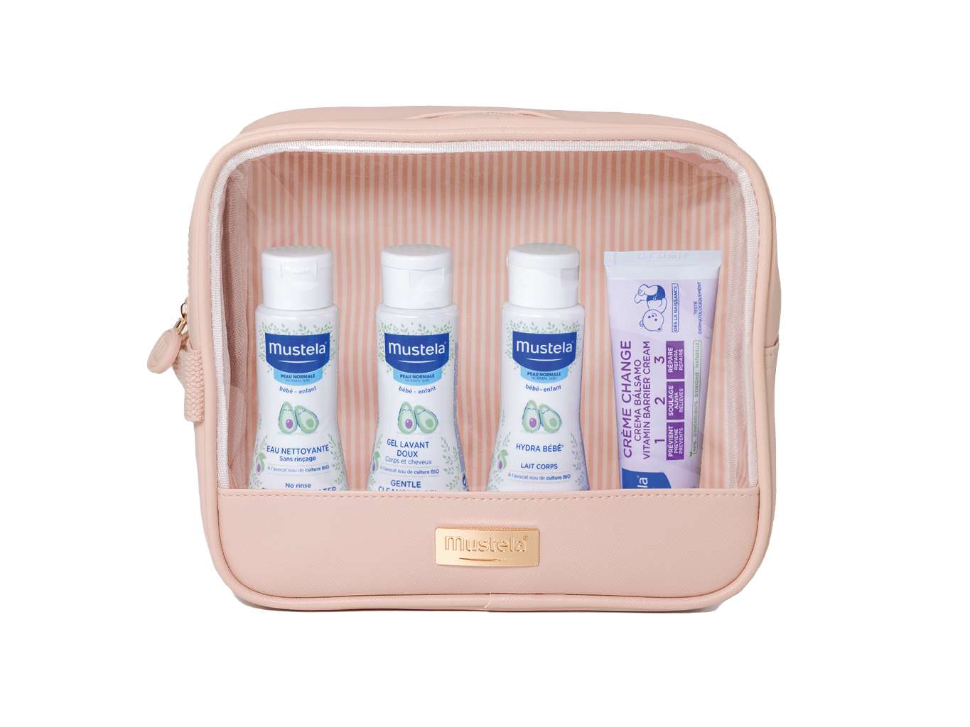 Mustela Bebé Kit Bolsa Indispensáveis_ Rosa