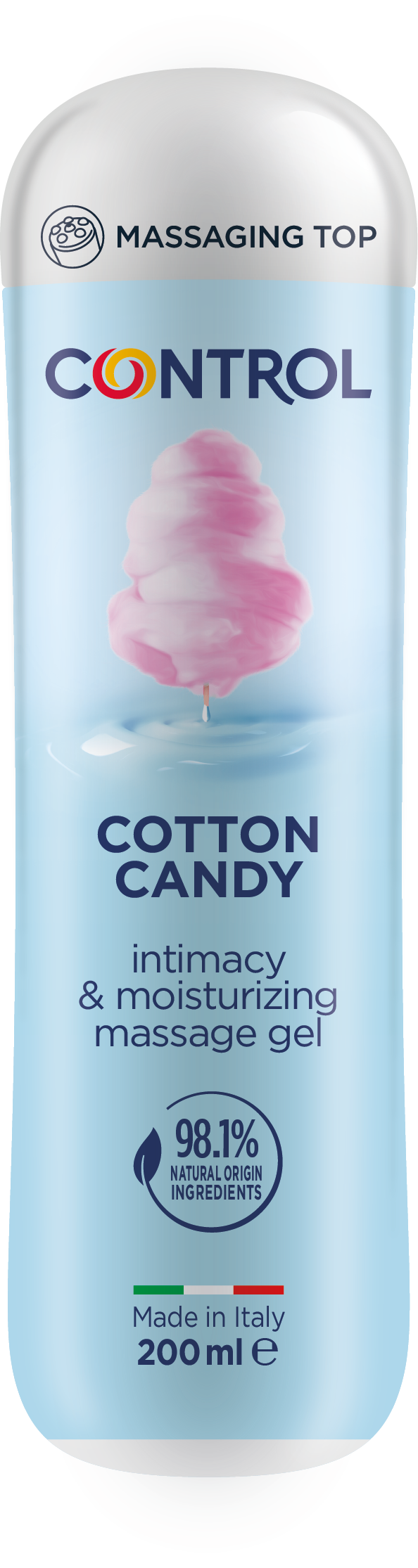 Control Cotton Candy Gel de Massagem 200ml