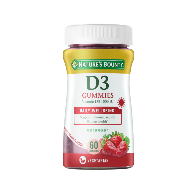 Nature's Bounty Vitamina D3 60 Gomas