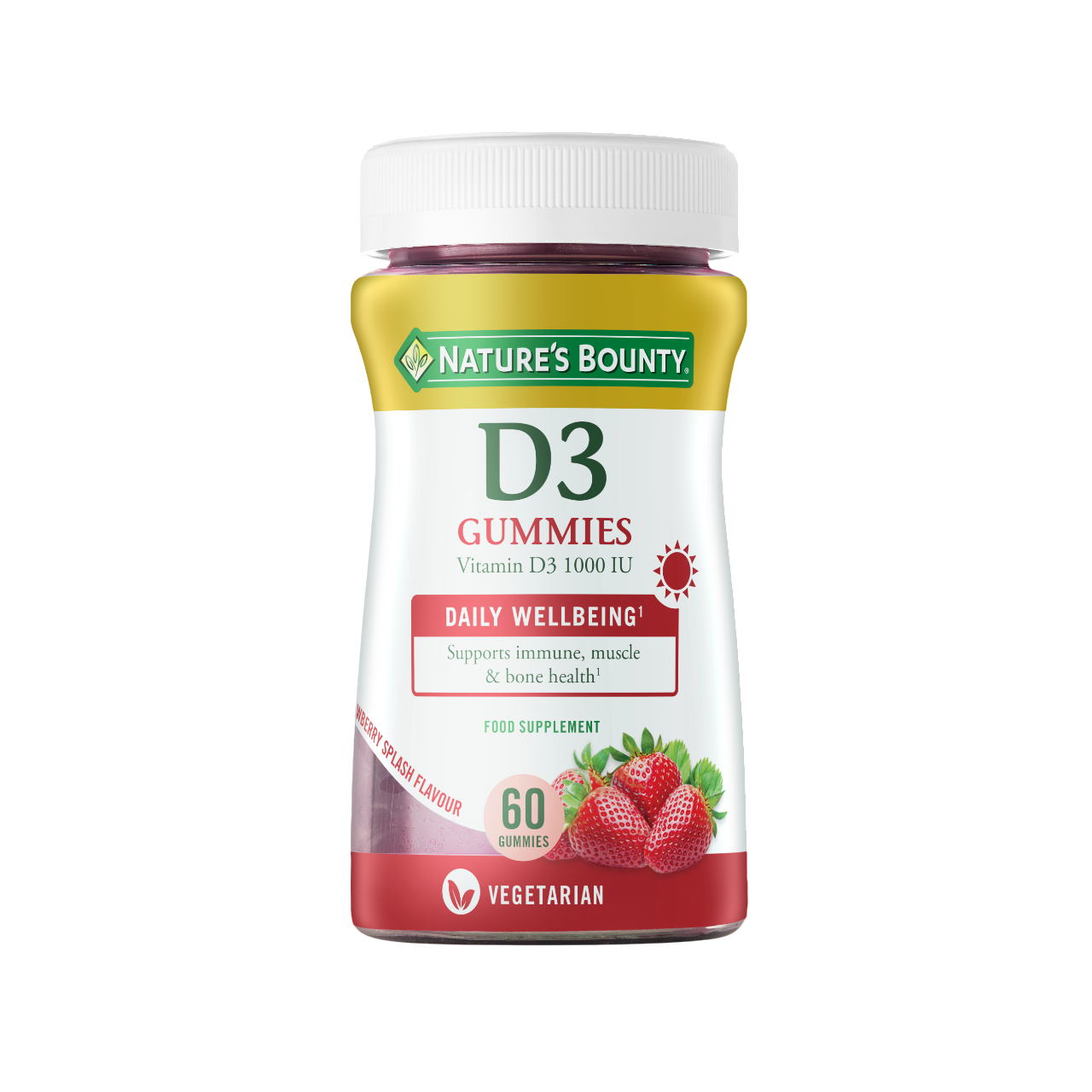 Nature's Bounty Vitamina D3 60 Gomas