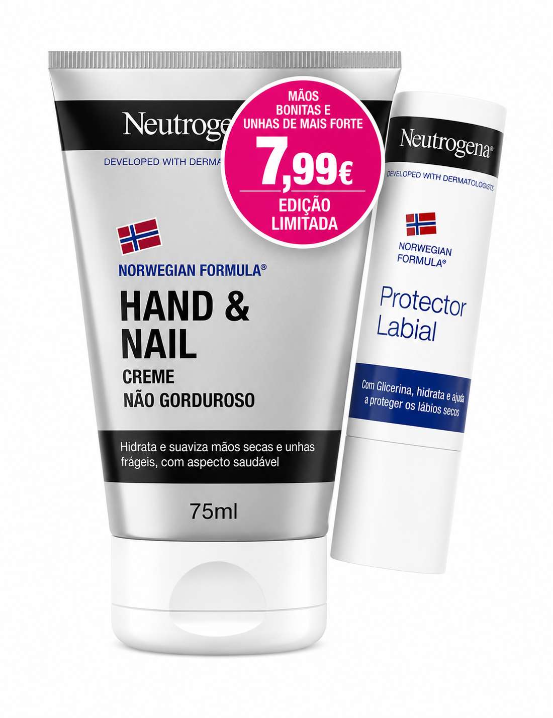 Neutrogena Creme Mãos & Unhas + Oferta Stick Labial
