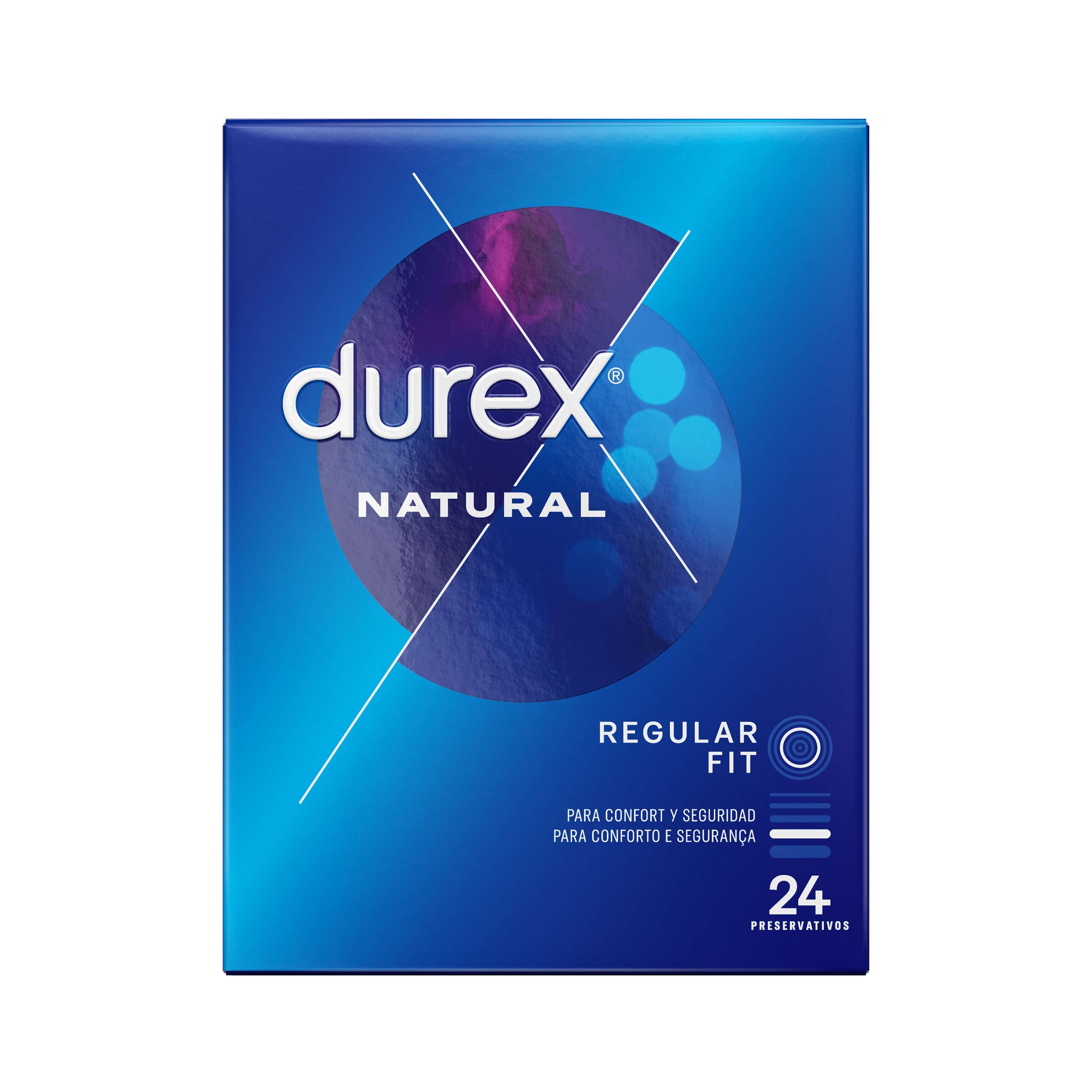 Durex Natural Preservativos x24