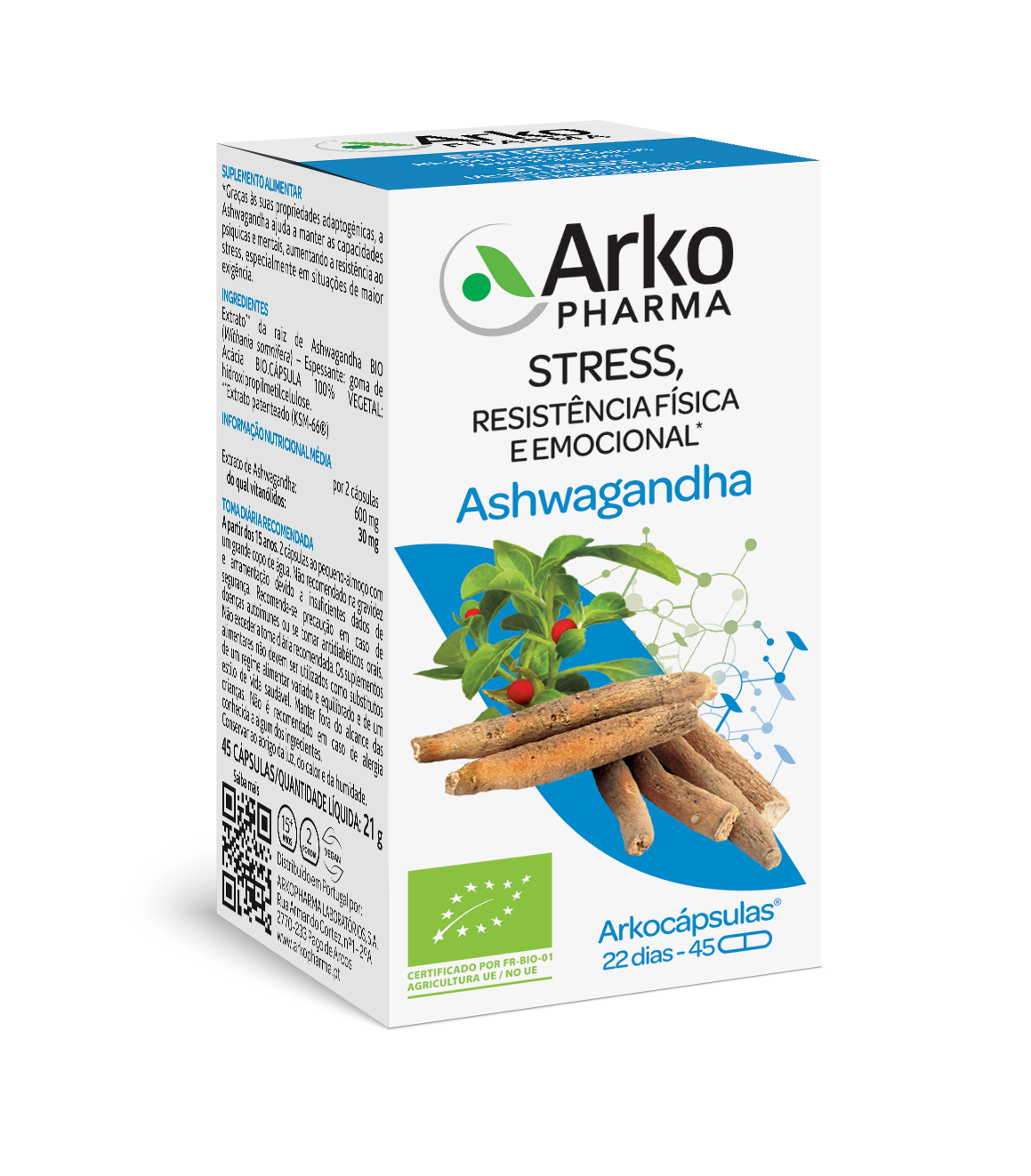 Arkocápsulas Ashwagandha 45 cápsulas