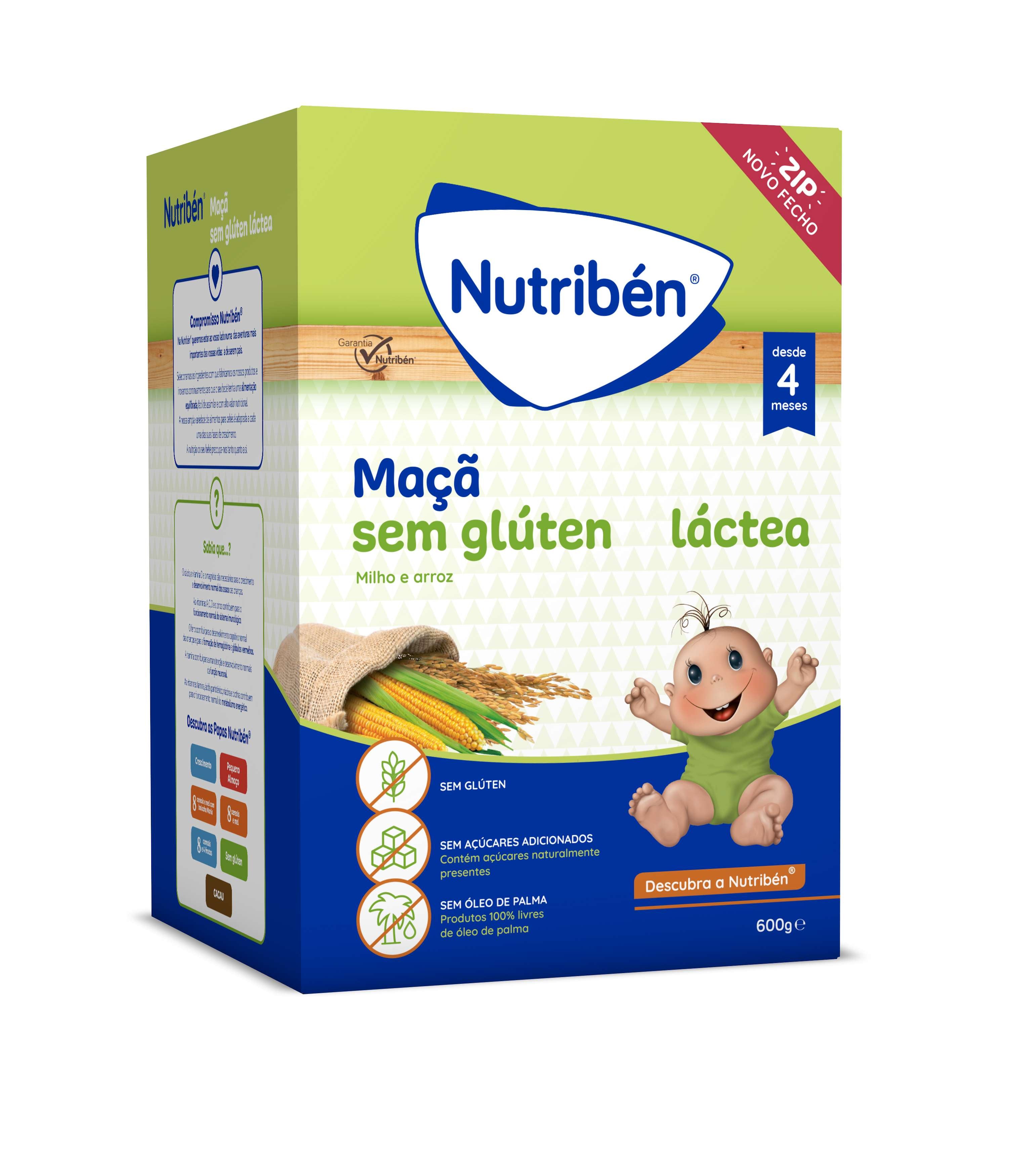 Nutribén Farinha Maçã Láctea - 600G
