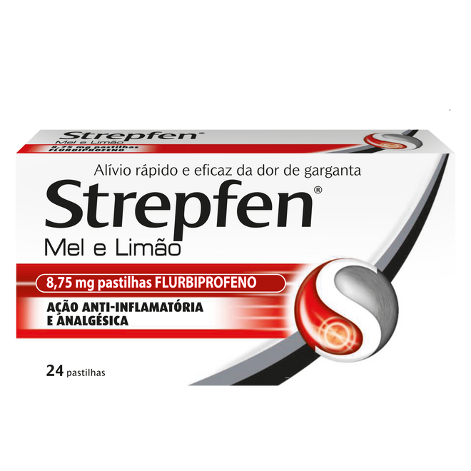 Strepfen Mel e Limão 24 pastilhas