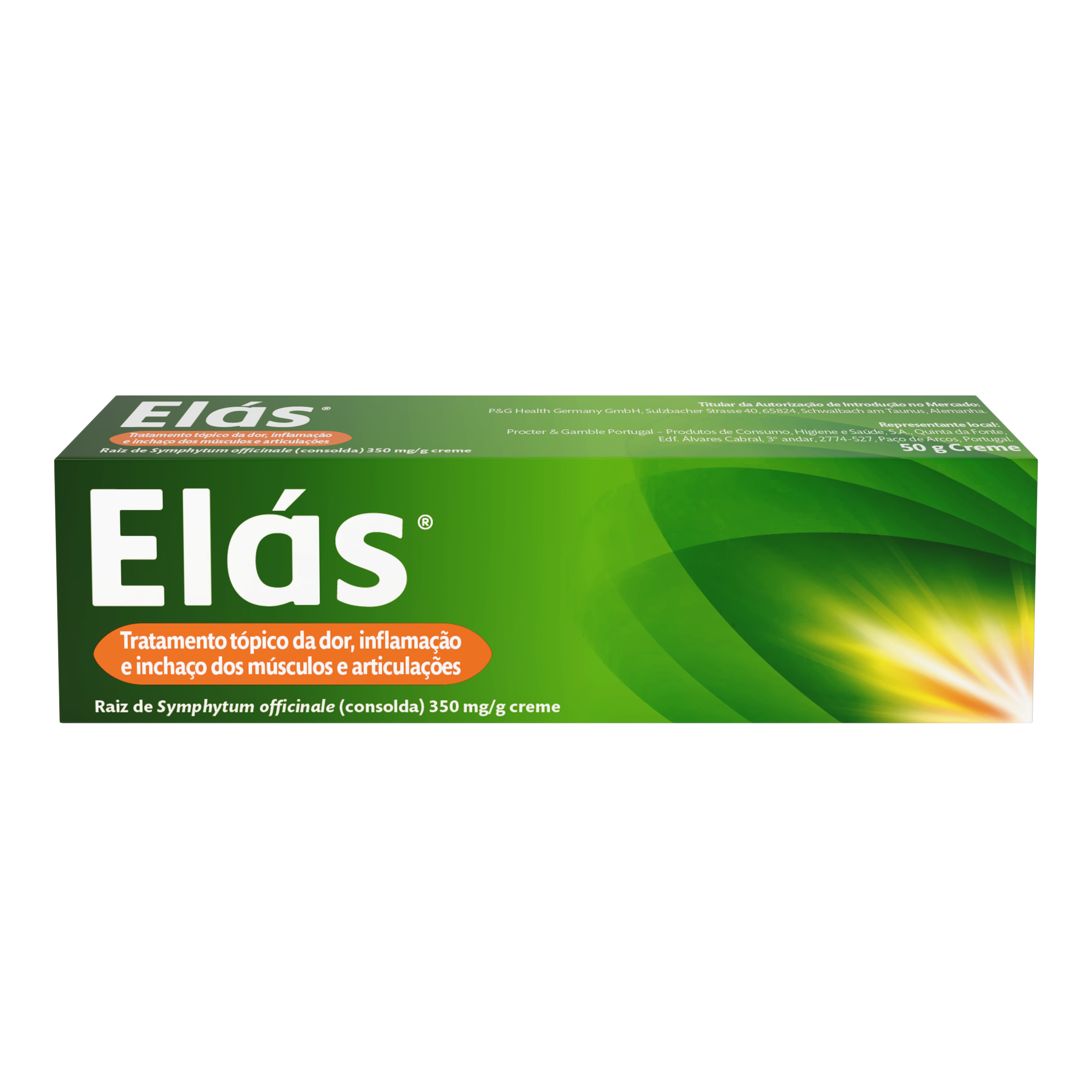 Elás, 350 Mg/G Creme Bisnaga - 50 G