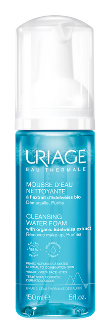 Uriage Espuma de Água de Limpeza Desmaquilhante 150ml