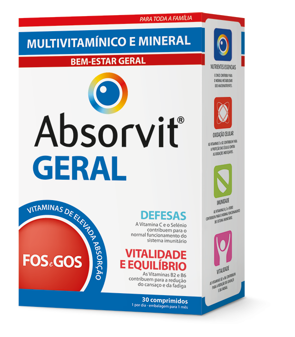 Absorvit Geral Comprimidos x30