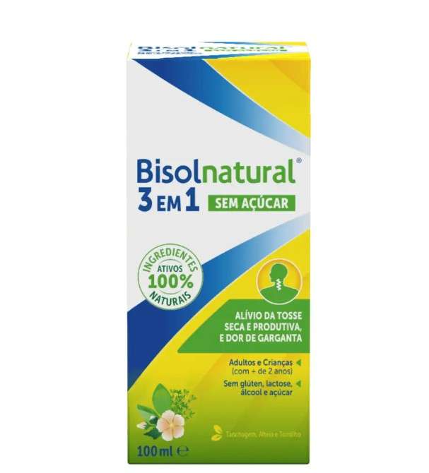 Bisolnatural 3 em 1 Sem Açúcar 100ml
