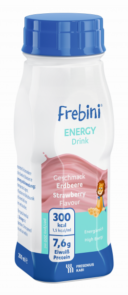 Frebini Energy Drink Morango 4x200ml