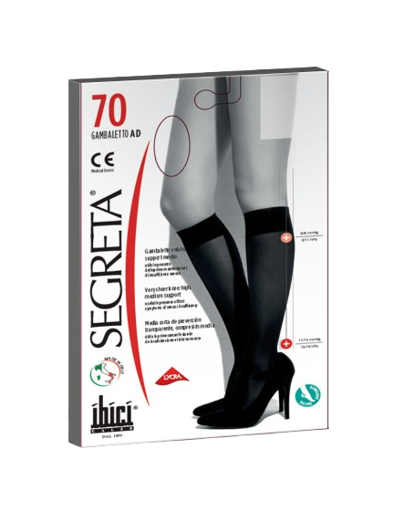 IBICI Segreta Meias AD Classic 70 PRETO T2