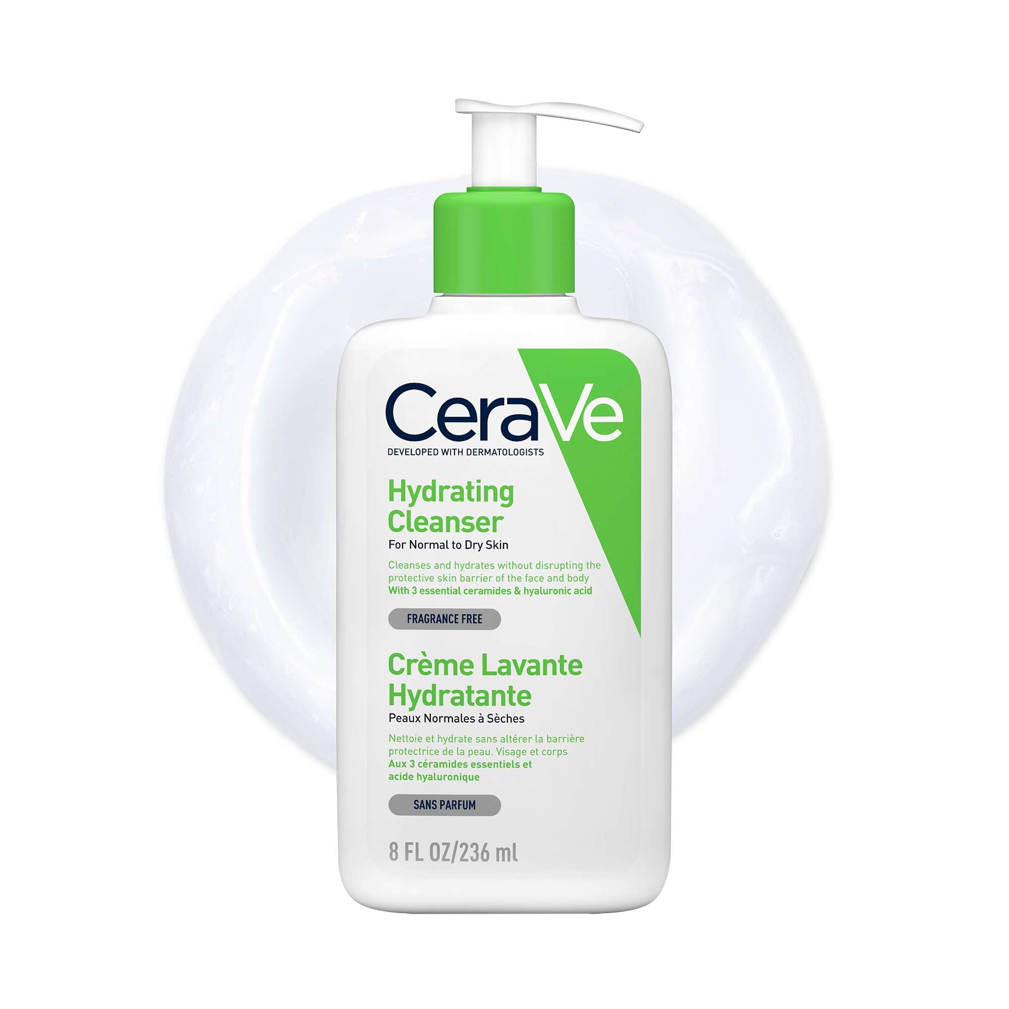 CeraVe Hydrating Cleanser Creme Hidratante de Limpeza 236ml