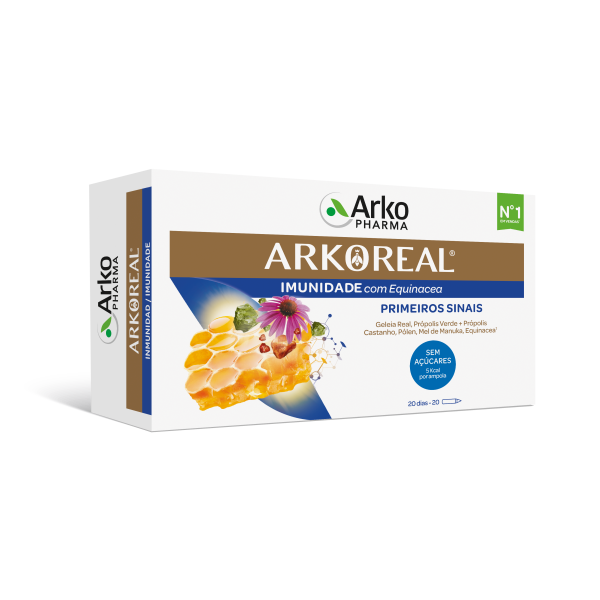 Arkoreal Geleia Real Imunidade Sem Açúcar 20 amp.