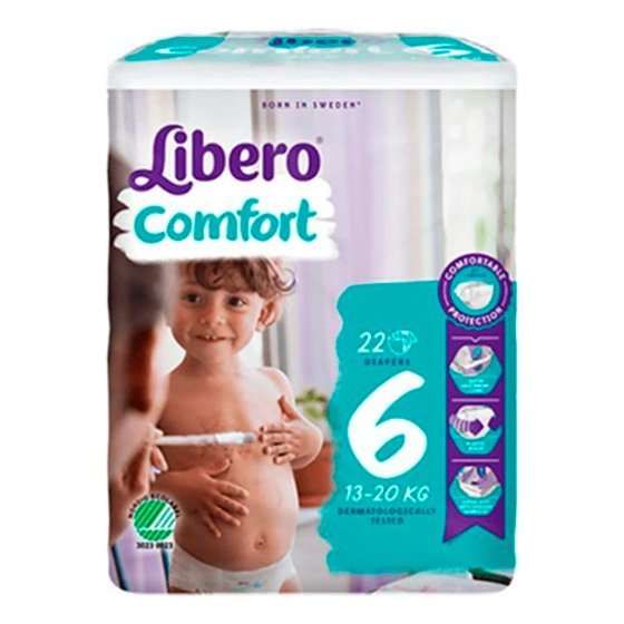 Libero Comfort 6 Fraldas 13-20Kg 22 Unidades