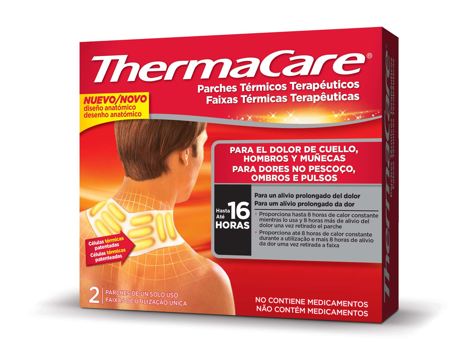 Thermacare Faixas Térmicas Pescoço/Ombros/Pulsos x2