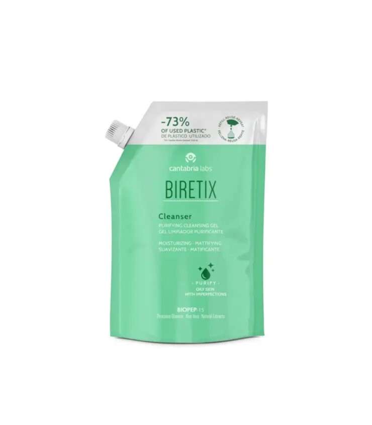 Biretix Cleanser Gel Limpeza_ Recarga - 400ml