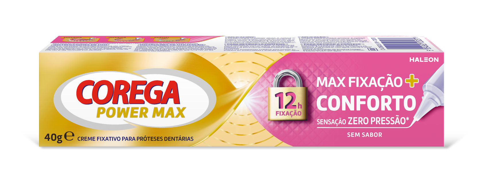 Corega Power Max Creme Fixador Máximo Conforto 40g