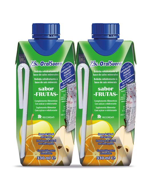 Bi-OralSuero Solução Oral Sabor Frutas 2x330ml