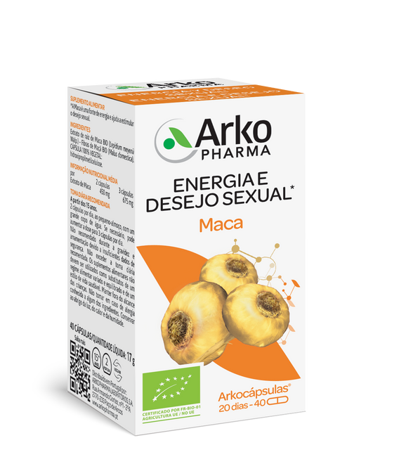 Arkocápsulas Maca BIO 40 cápsulas