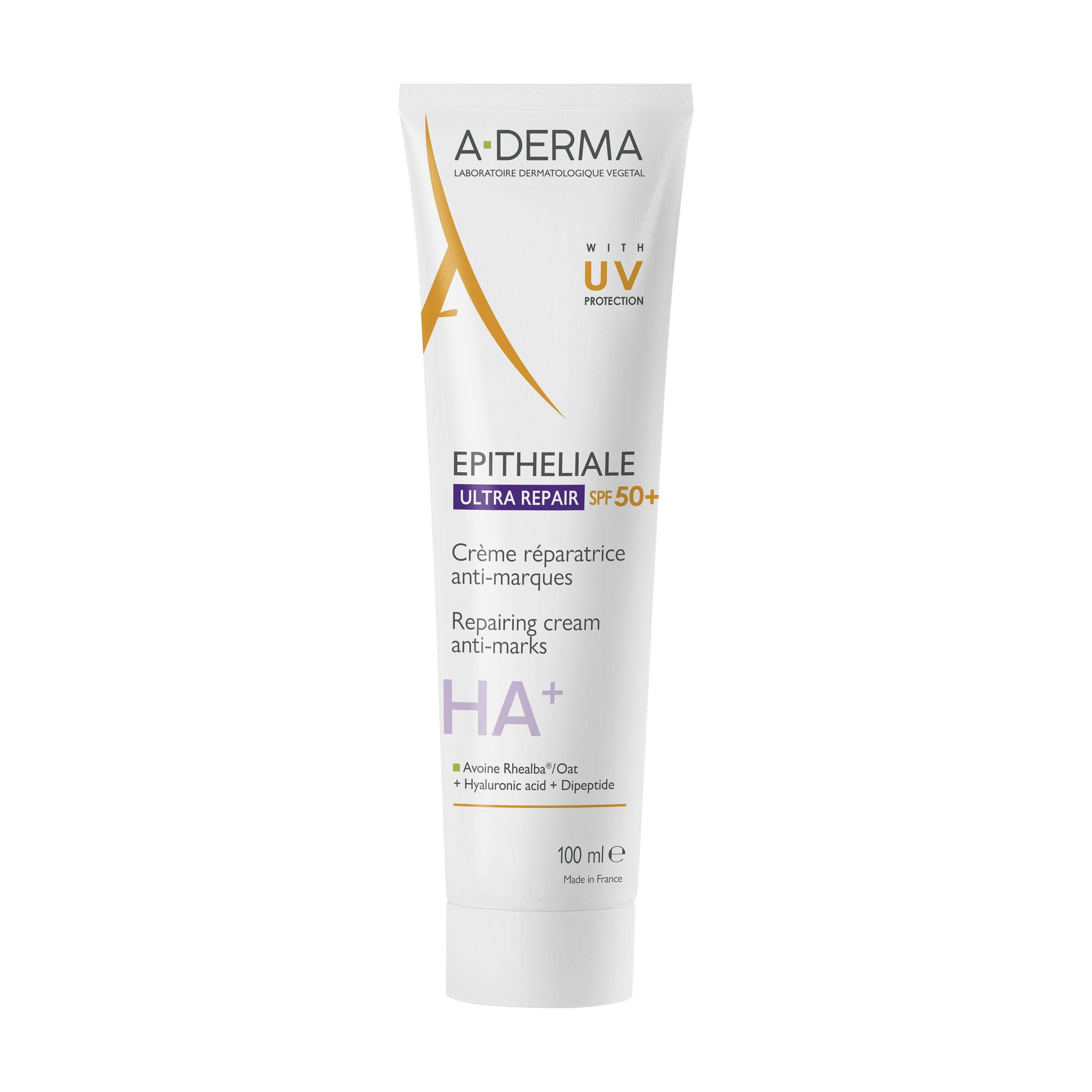 A-Derma Epithelia Ultra Repair SPF50+  Creme reparador antimarcas 100ml