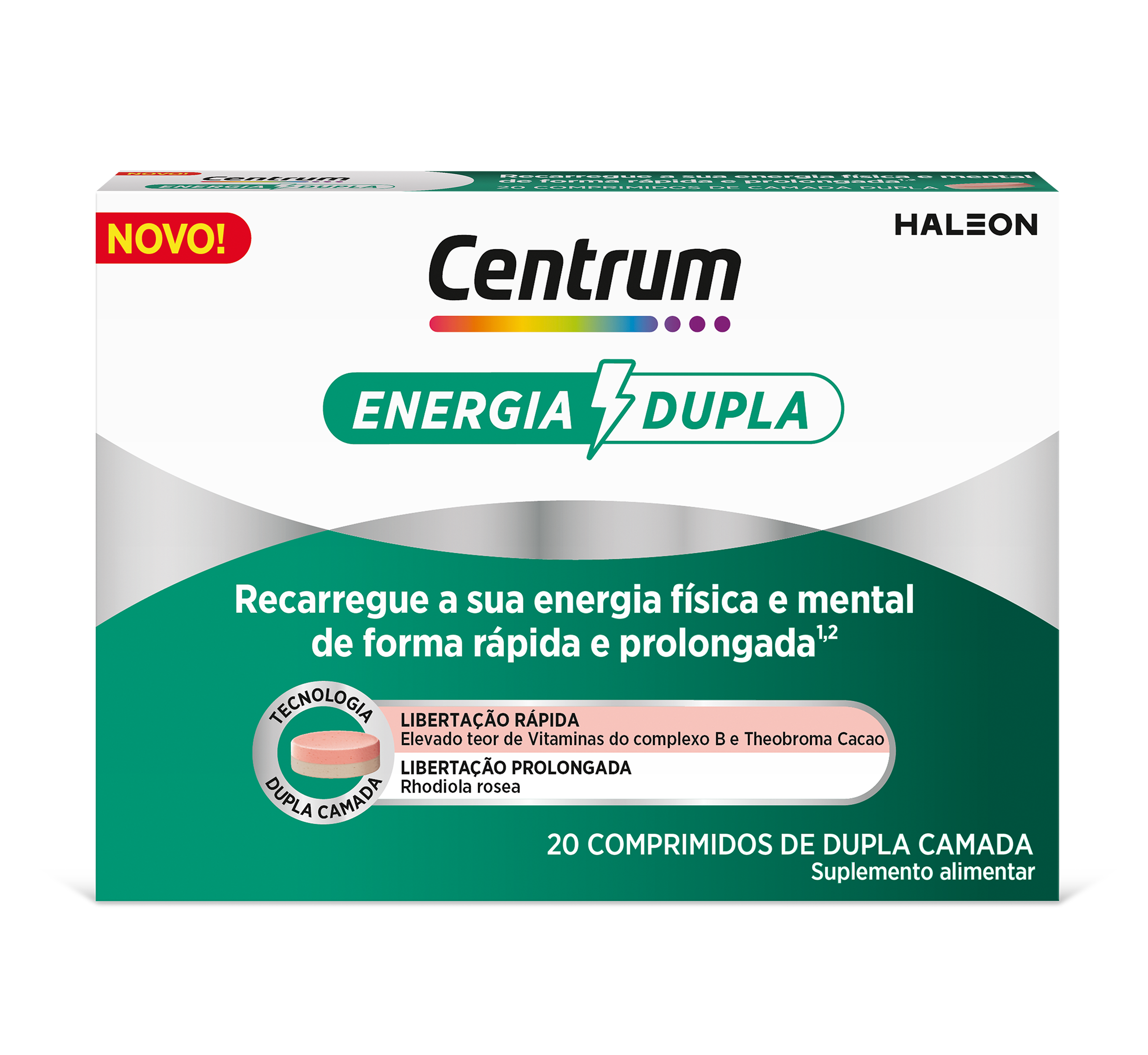 Centrum Energia Dupla x 20 comprimidos