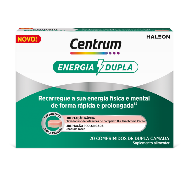 Centrum Energia Dupla x 20 comprimidos