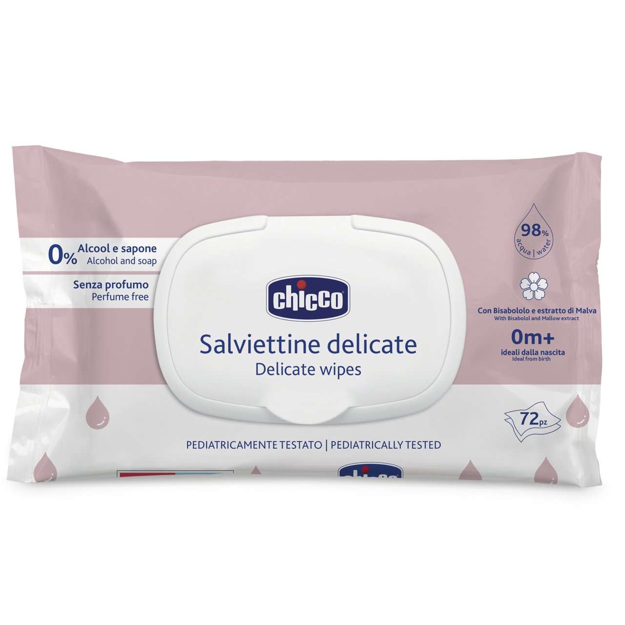 Chicco Toalhete Delicado (x72 unidades)