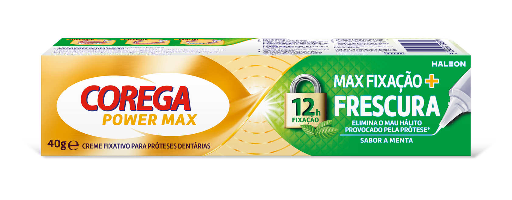 Corega Power Max Creme Fixação + Frescura 40g