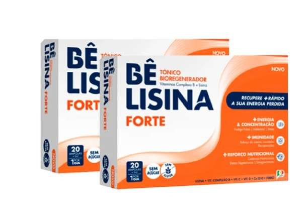 Bêlisina Forte Duo 2x20 Ampolas 5 ml Desconto 75% na 2ª Unidade