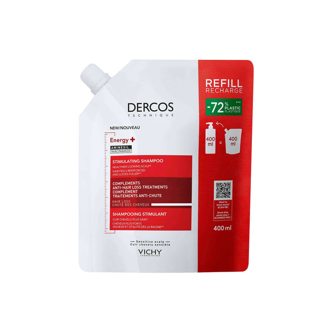 Dercos Champô Estimulante 400ml | Recarga