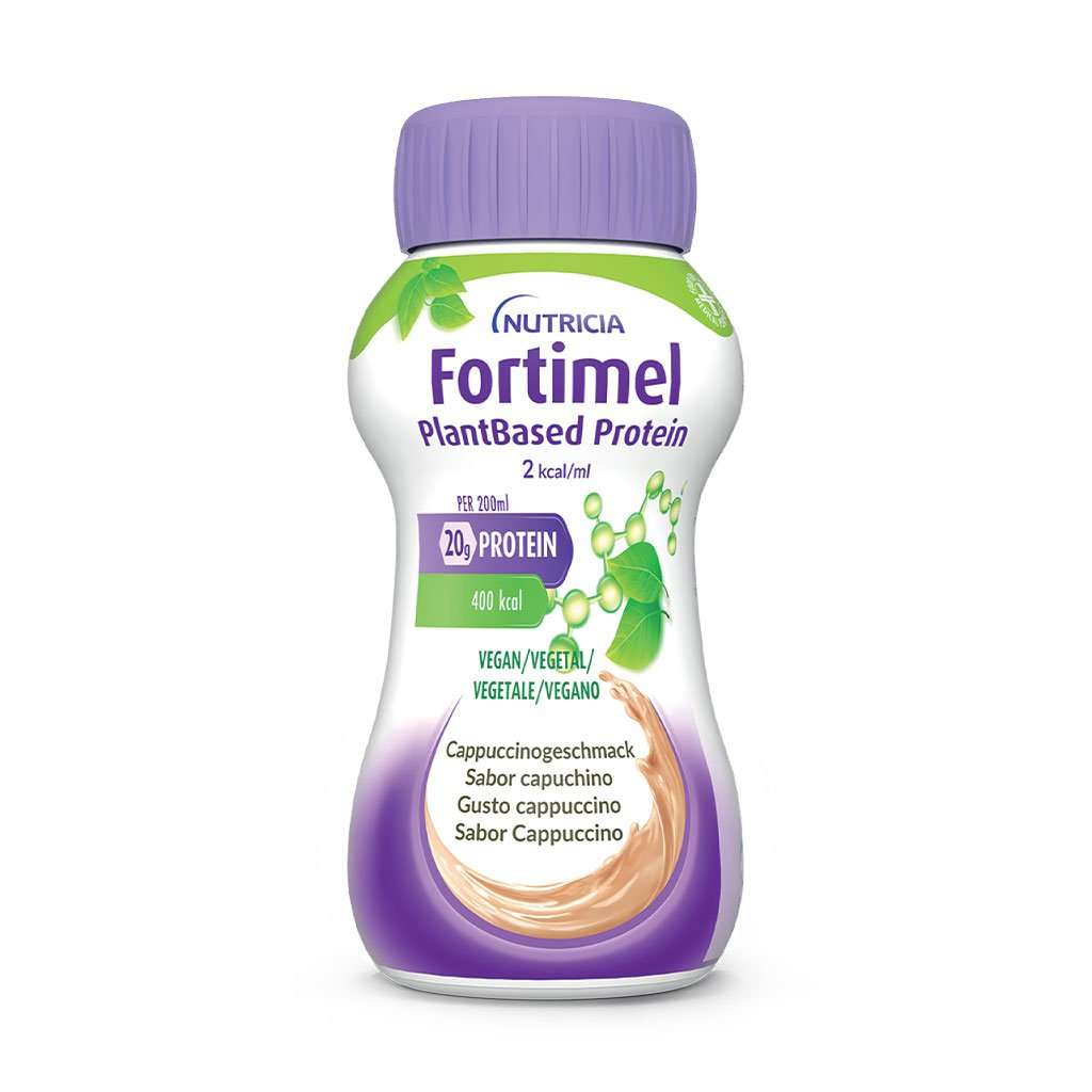 Fortimel Plant Based Protein Cappuccino 200ml X4