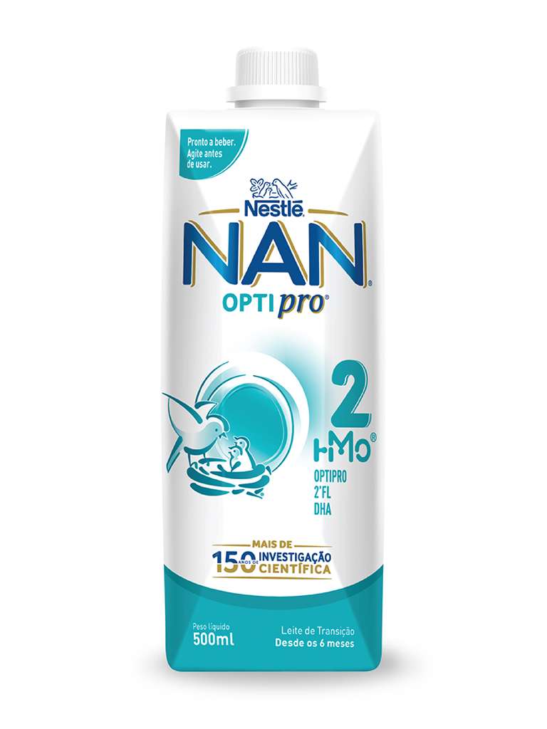 NAN Optipro 2 Leite Transicao 500ml 6M+