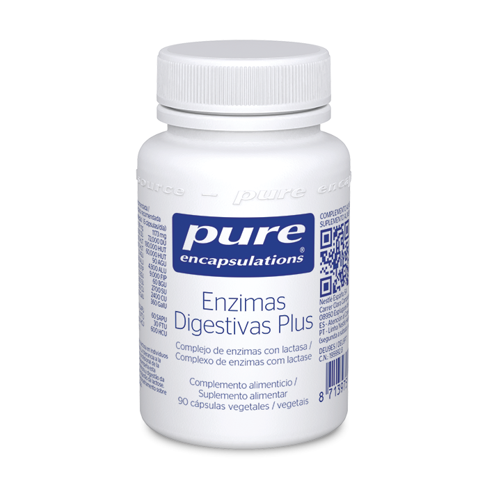 Pure Encapsulation Enzimas Digestivas Plus 90 Cápsulas