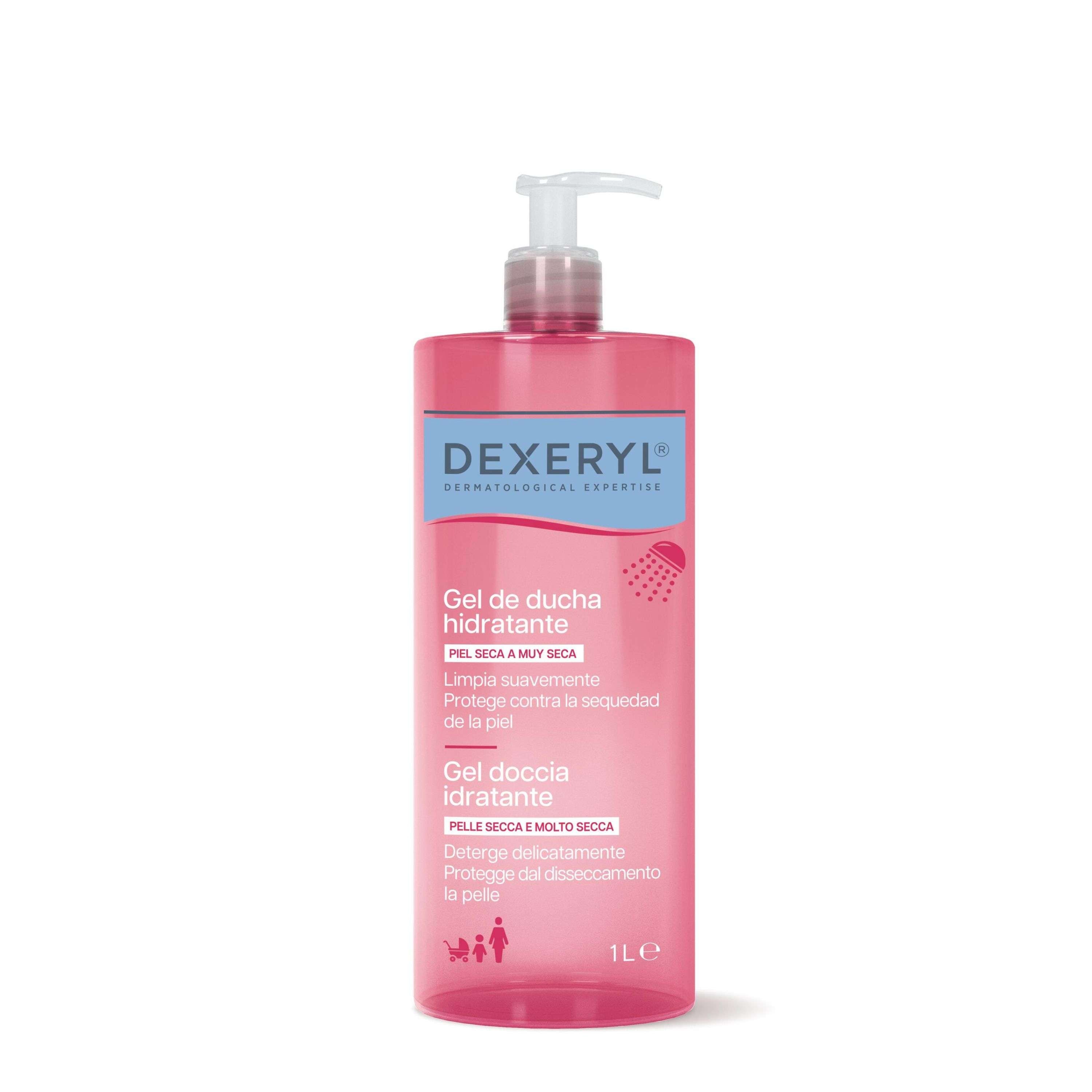 Dexeryl Gel de Duche Hidratante 2 em 1: limpa e hidrata - para pele seca 1000 ml