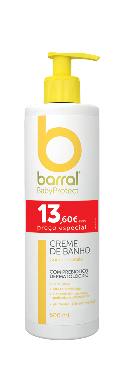 Barral BabyProtect Creme Banho - 500ml Preço Especial
