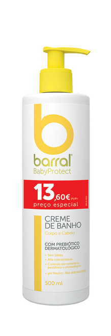 Barral BabyProtect Creme Banho - 500ml Preço Especial