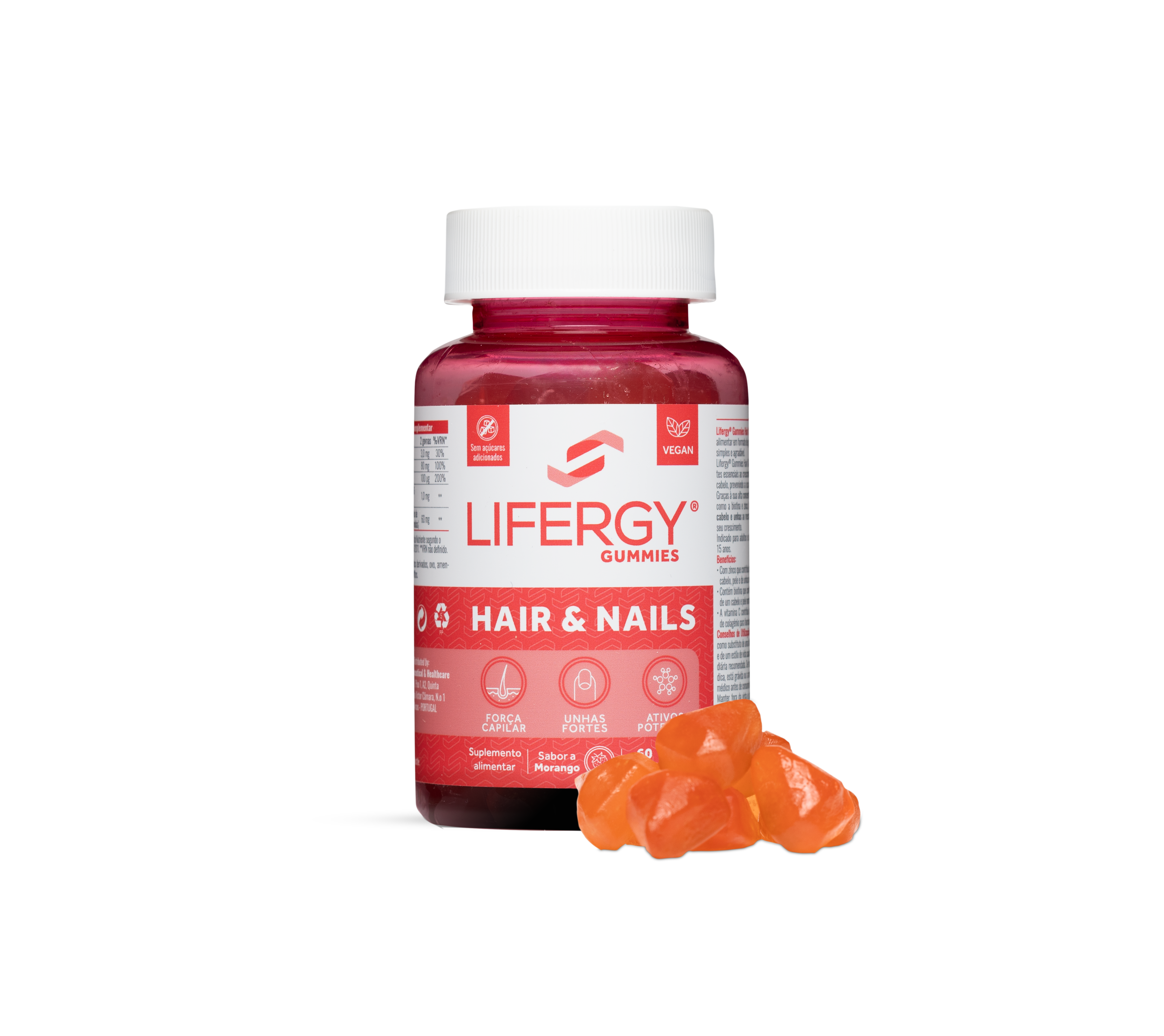 Lifergy Gummies Hair & Nails 60 Gomas