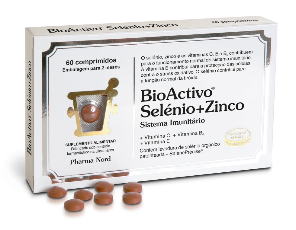 Bioactivo Selénio+Zinco Comprimidos x60