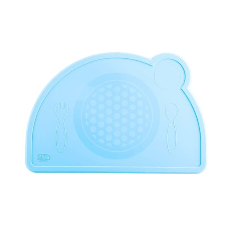 Chicco Take Eat Easy Tabuleiro Silicone Azul 18m+