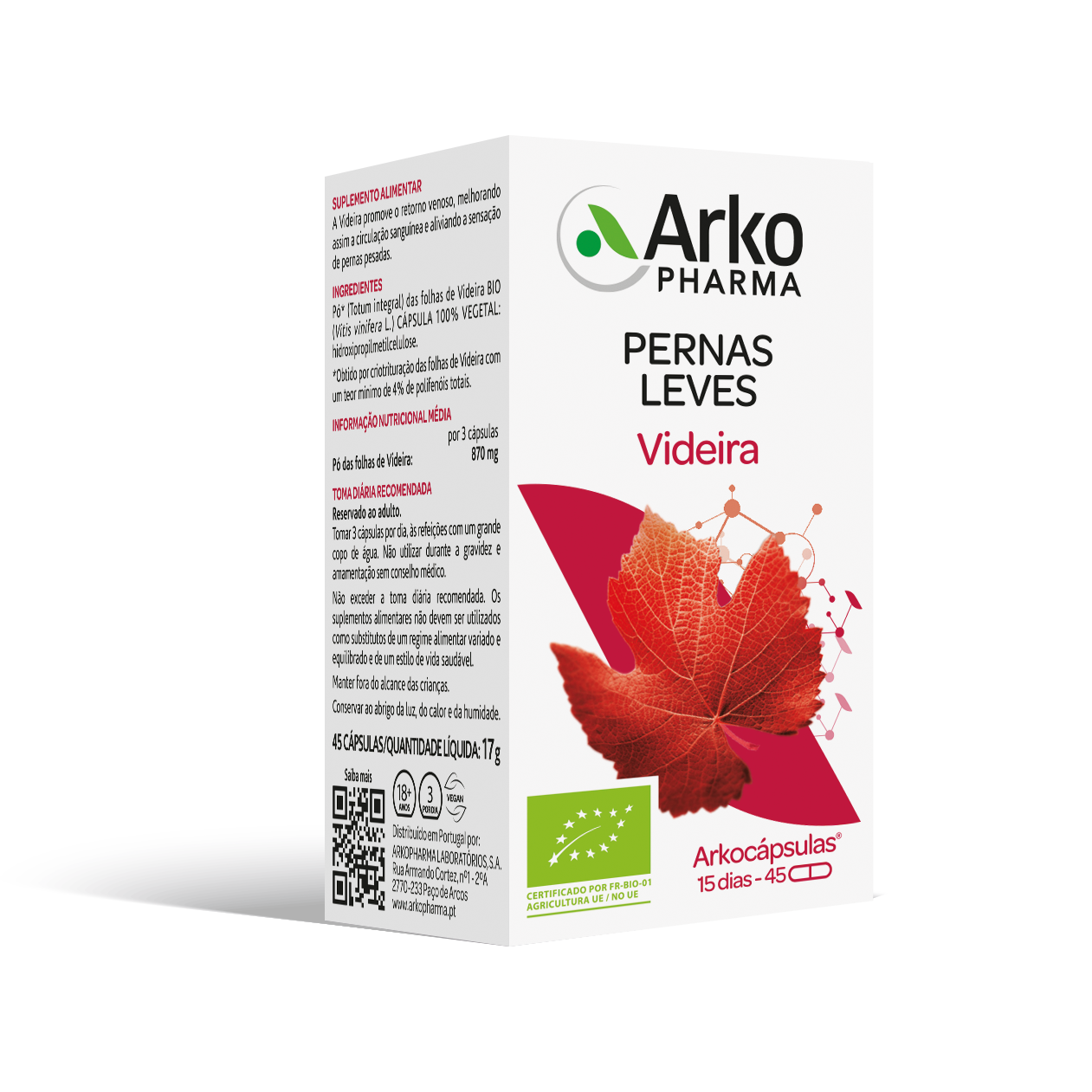 Arkocápsulas Cáps Videira 45