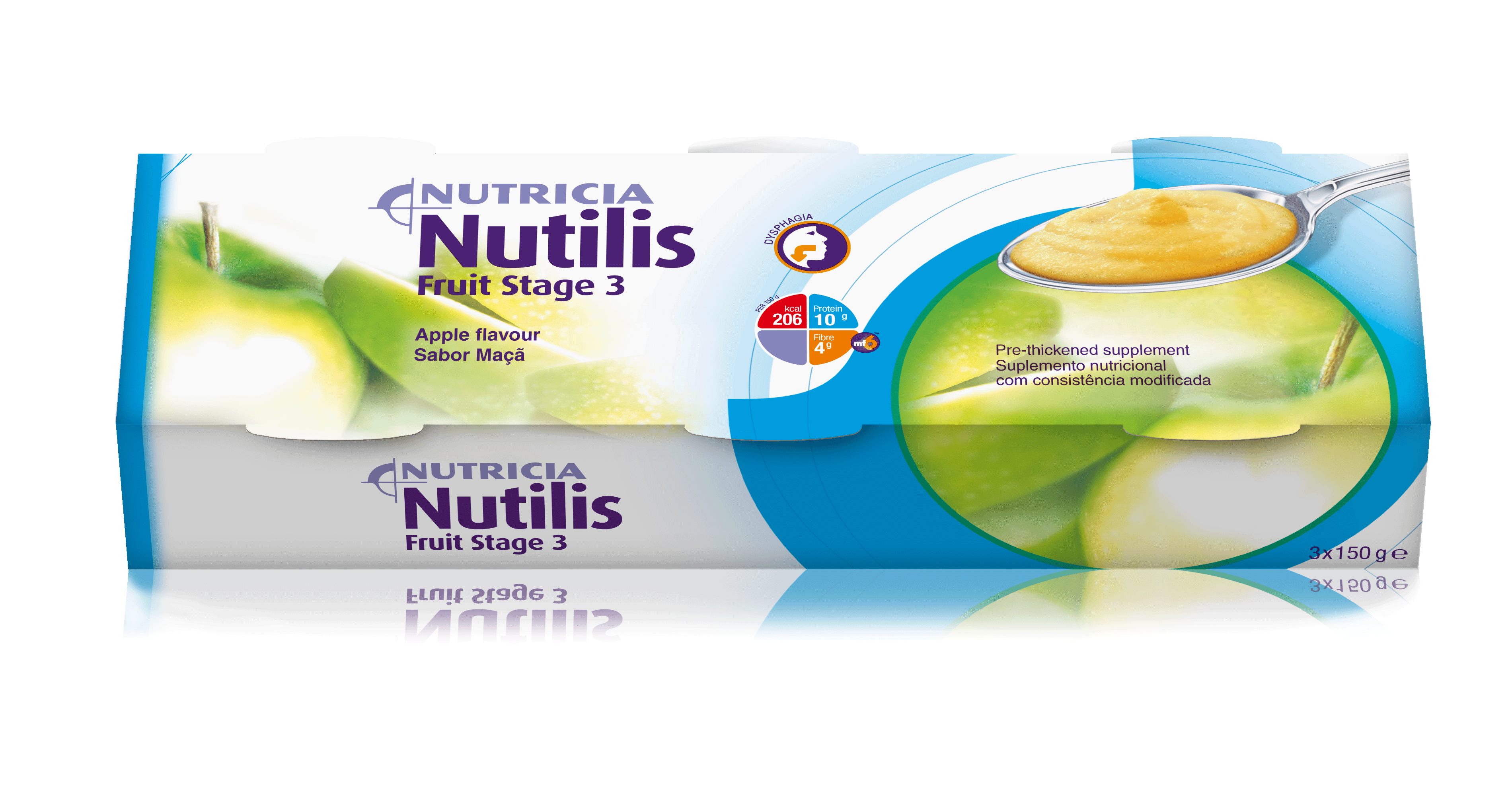 Nutilis Fruit Maçã 150g x3