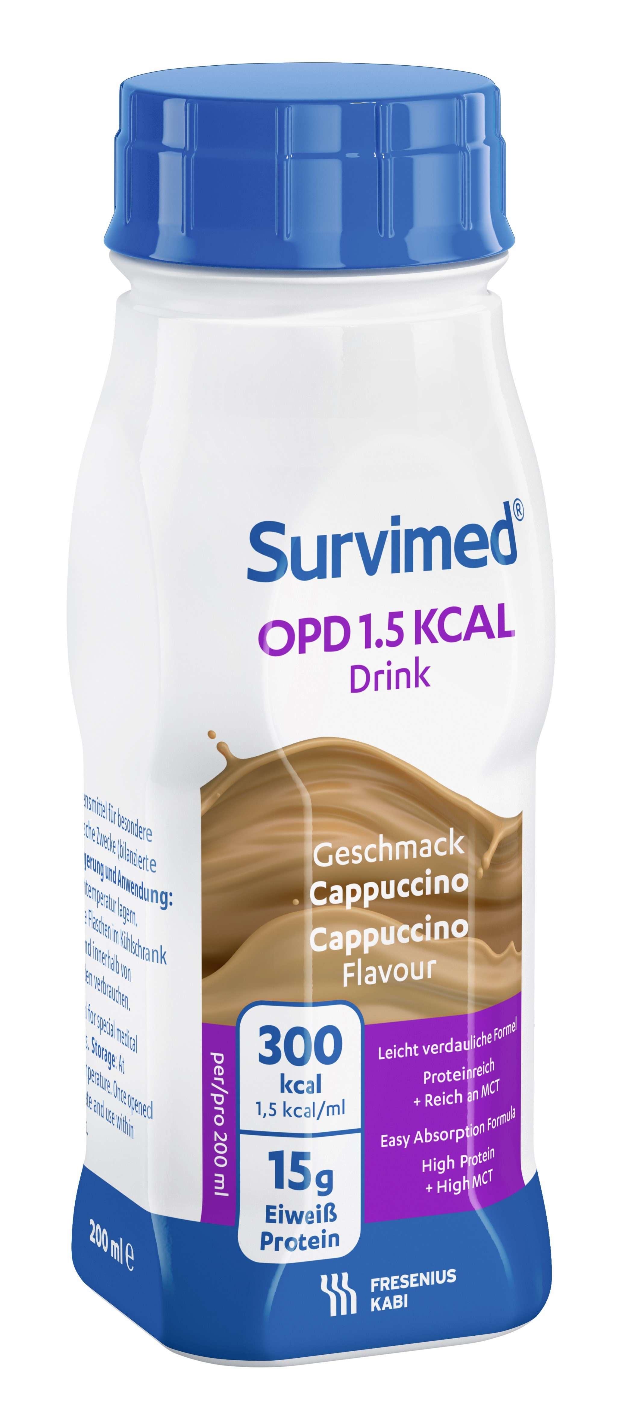 Survimed OPD 1.5 Kcal Drink Cappuccino 4x200ml