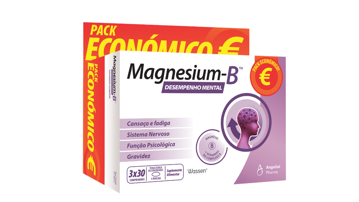 Magnesium-B Compr 30x3 Pack Económico