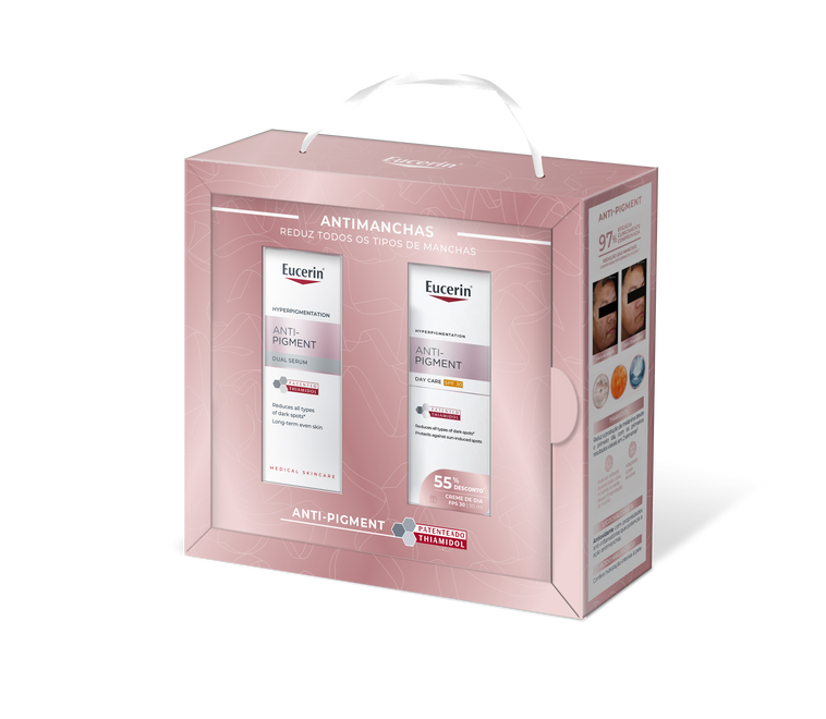 Eucerin Coffret Anti-Pigment Sérum Duplo 30ml + 55% Desc Creme de Dia