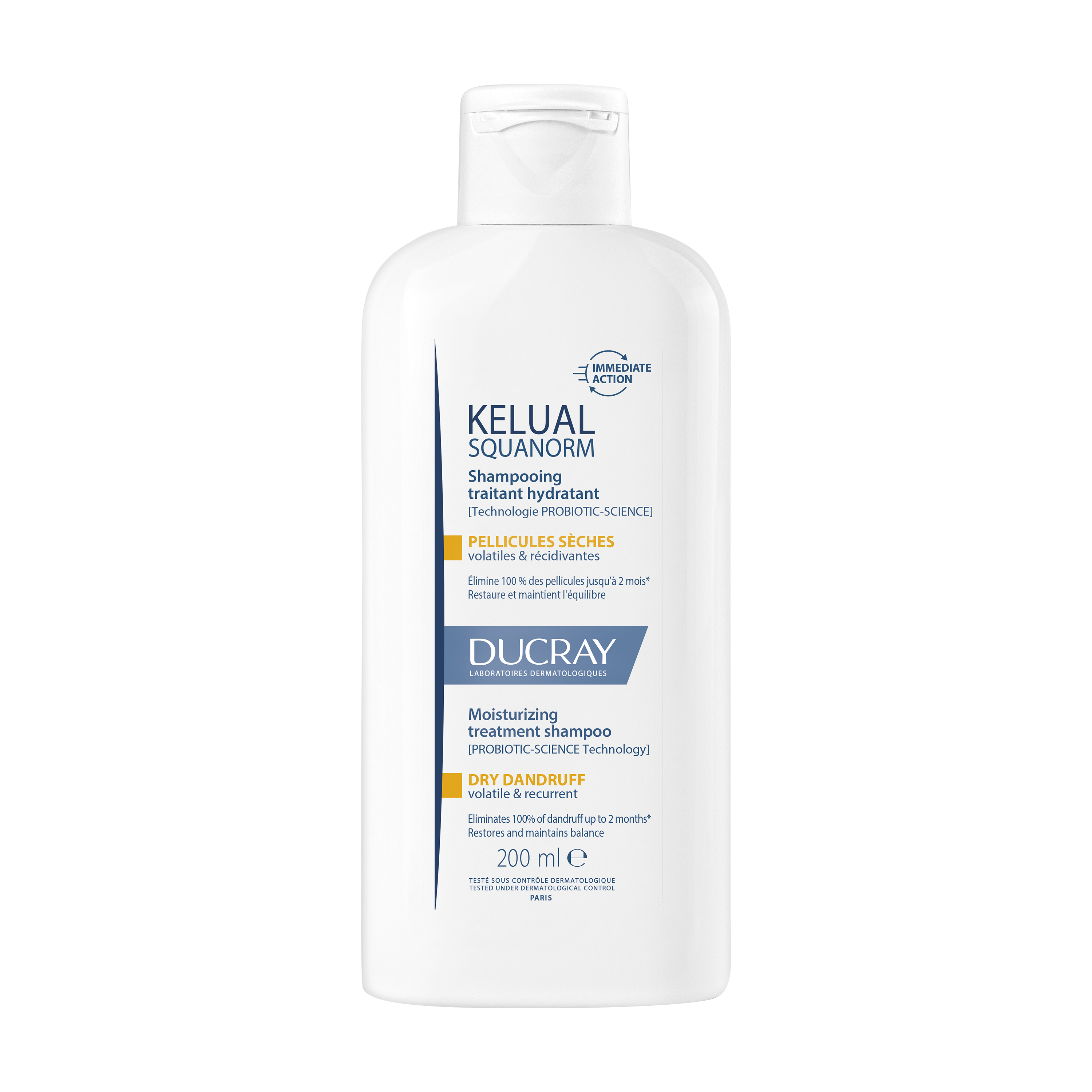 Ducray Kelual Squanorm Champô Anti-Caspa Seca 200ml