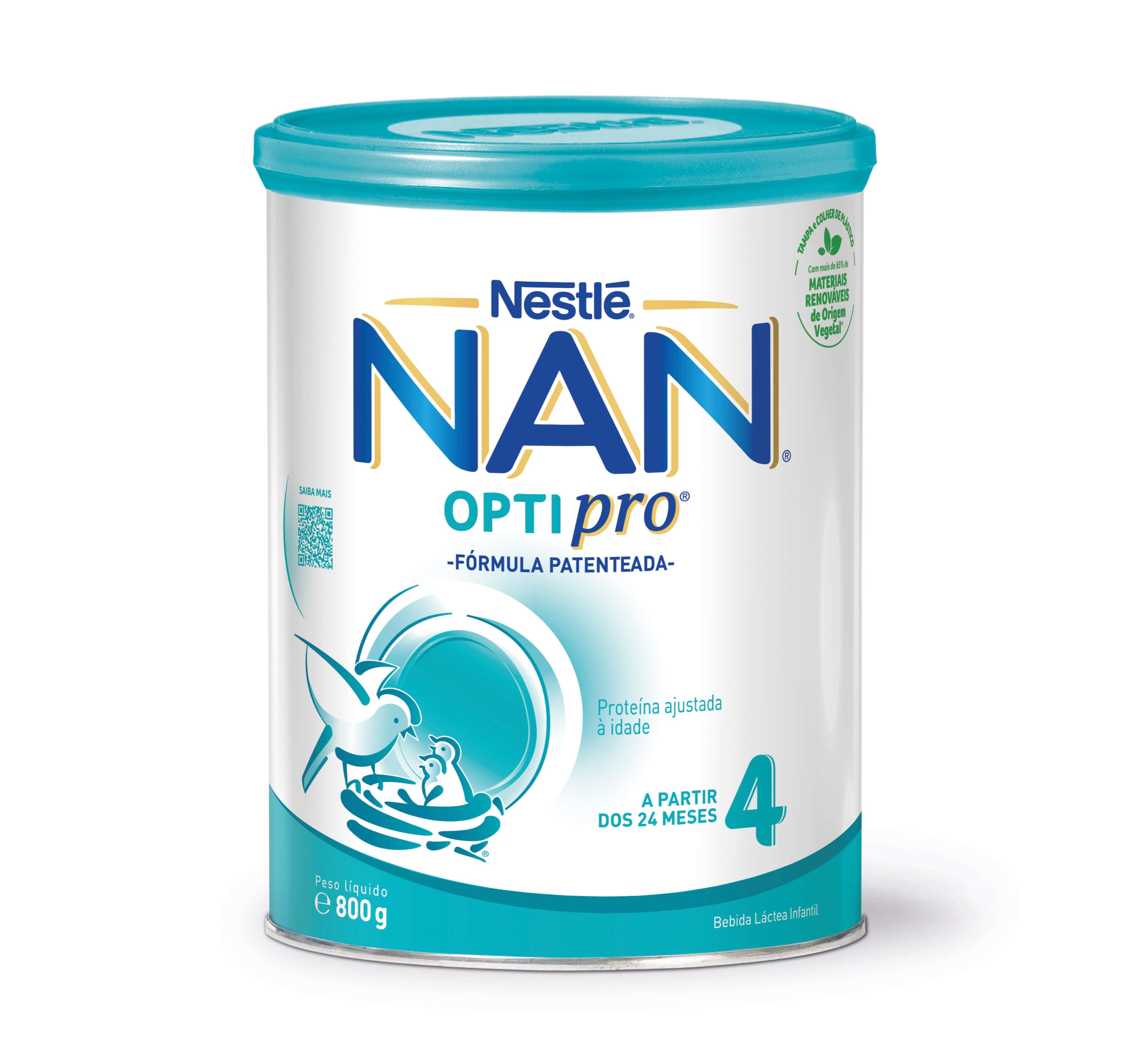 NAN Optipro 4 Leite em Pó Crescimento 800g 24M+