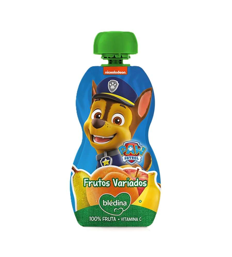 Blédina Saqueta Patrulha Pata Chase Frutos Variados 100g