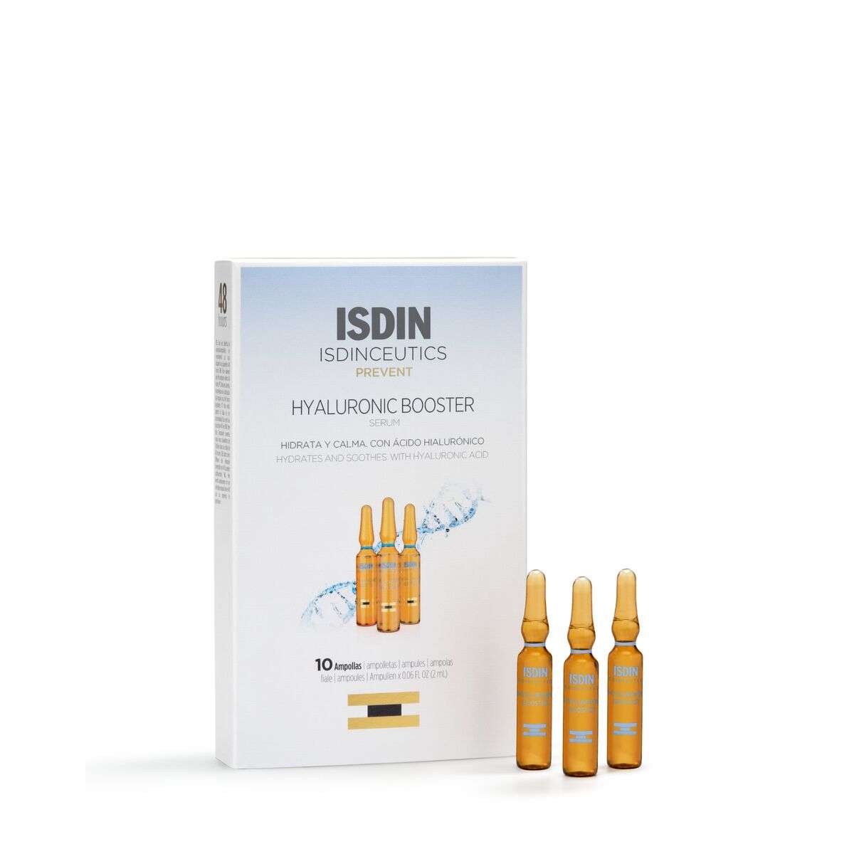 ISDIN Isdinceutics Hyaluronic Booster Ampolas 10UX2ML 20ML- Sérum hidratante e calmante intensivo 