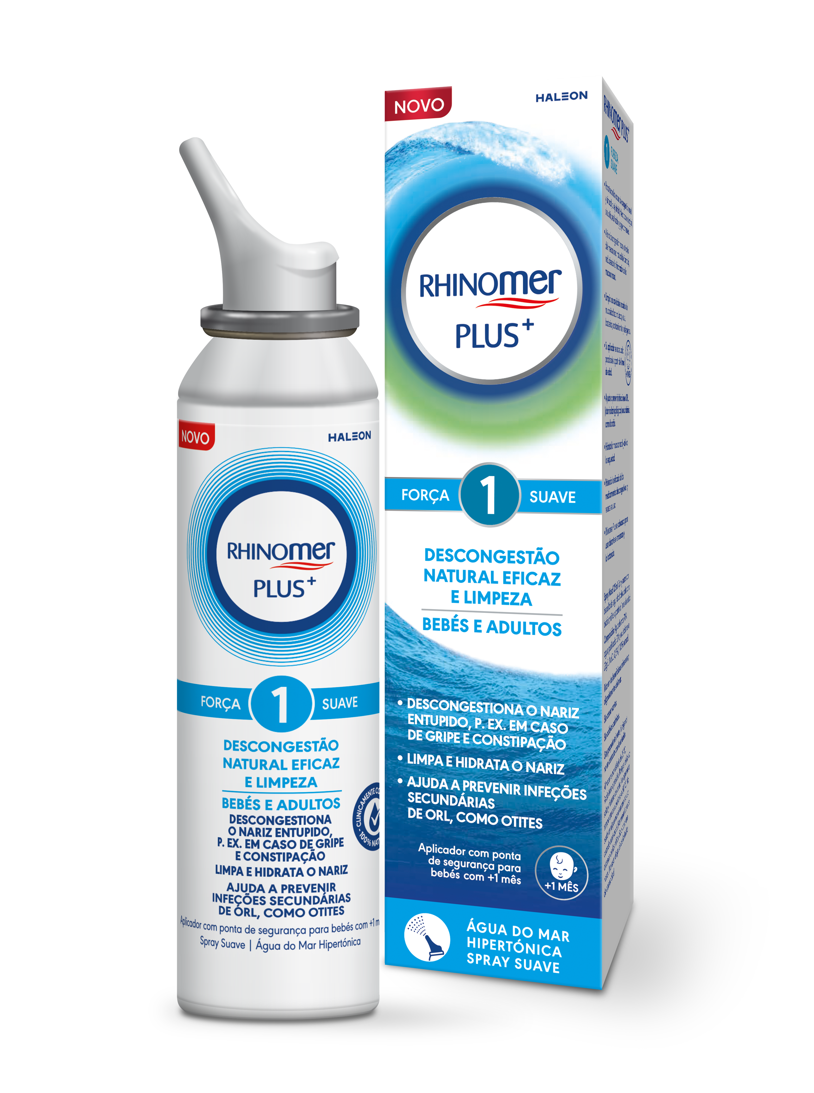 Rhinomer Plus+ Spray Nasal Força 1 - 125ml