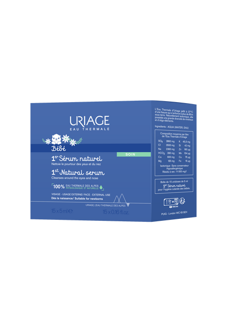 Uriage Bebé 1º Soro Fisiológico Natural 5ml x 15